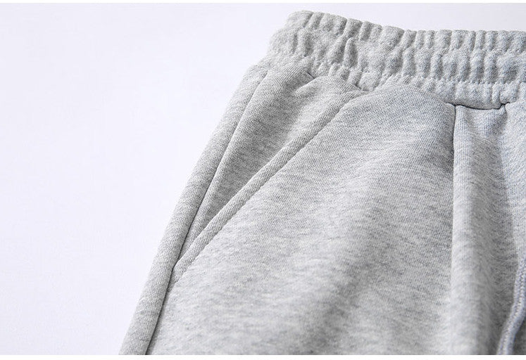 Simple Embroidered Label Straight Leg Casual Sweatpants Trendy Brand Street Loose Sweatpants