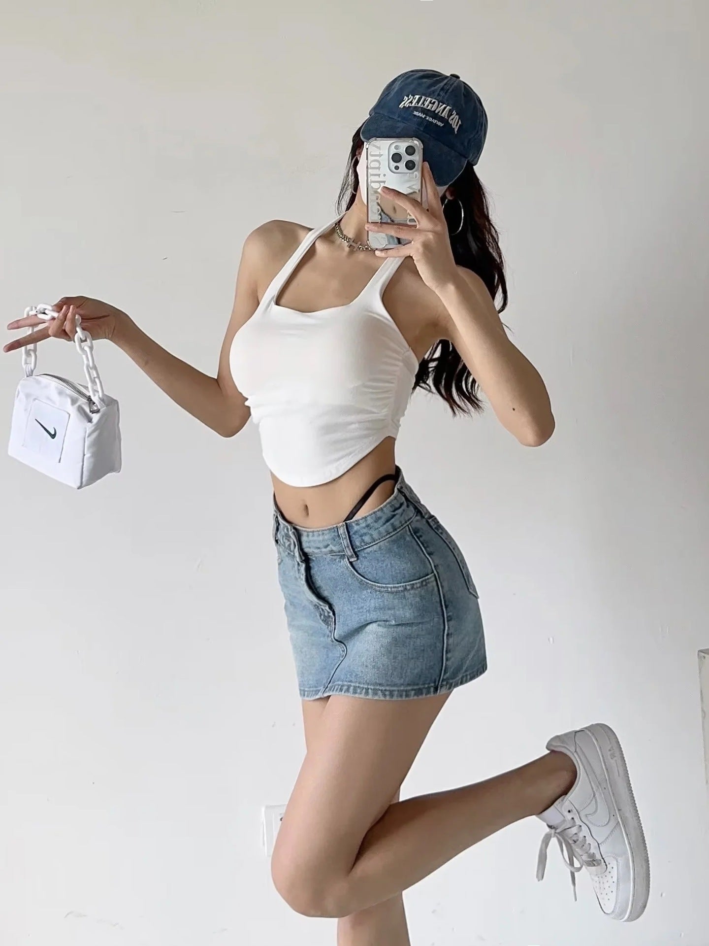 Irregular Fashion Denim Skirt For Women