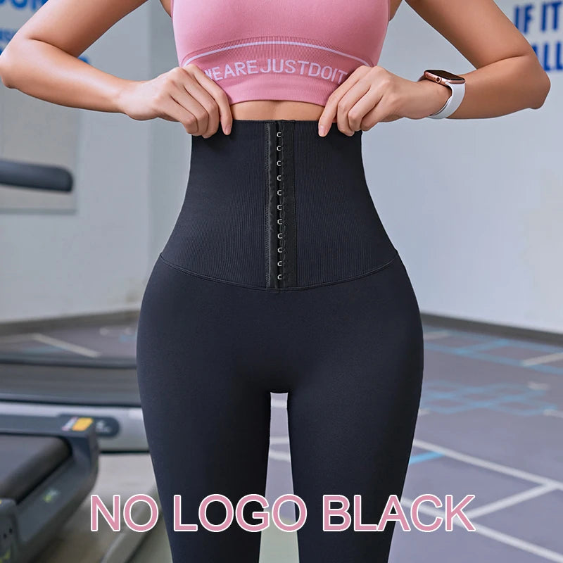 Sports Seamless Leggins Postpartum High Waist Shapewear Corset Leggings Women Push Up Running Workout Gym Fitness Yoga Pants