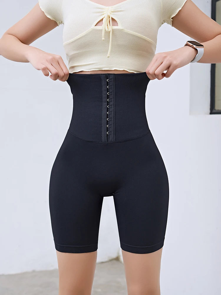 Sports Seamless Leggins Postpartum High Waist Shapewear Corset Leggings Women Push Up Running Workout Gym Fitness Yoga Pants