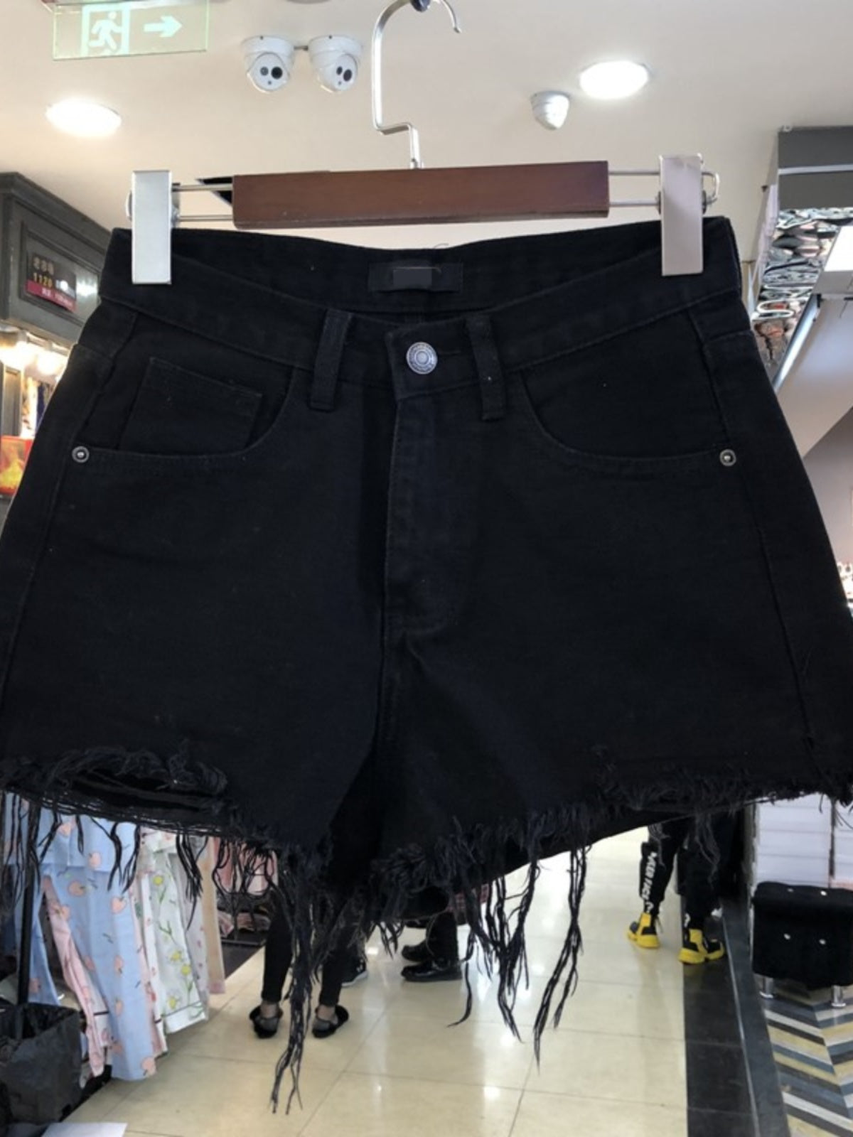 Autumn 2024 New Arrival Plus Size Plus Size Ladies White High-Waist Denim Shorts Female Student All-Matching Wide Leg A- line Hot Pants Ins Tide