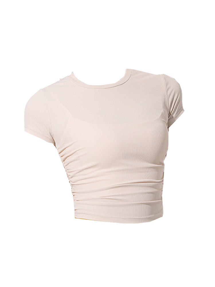 Women 'S Sexy Crop Top Quick-Drying T-shirt