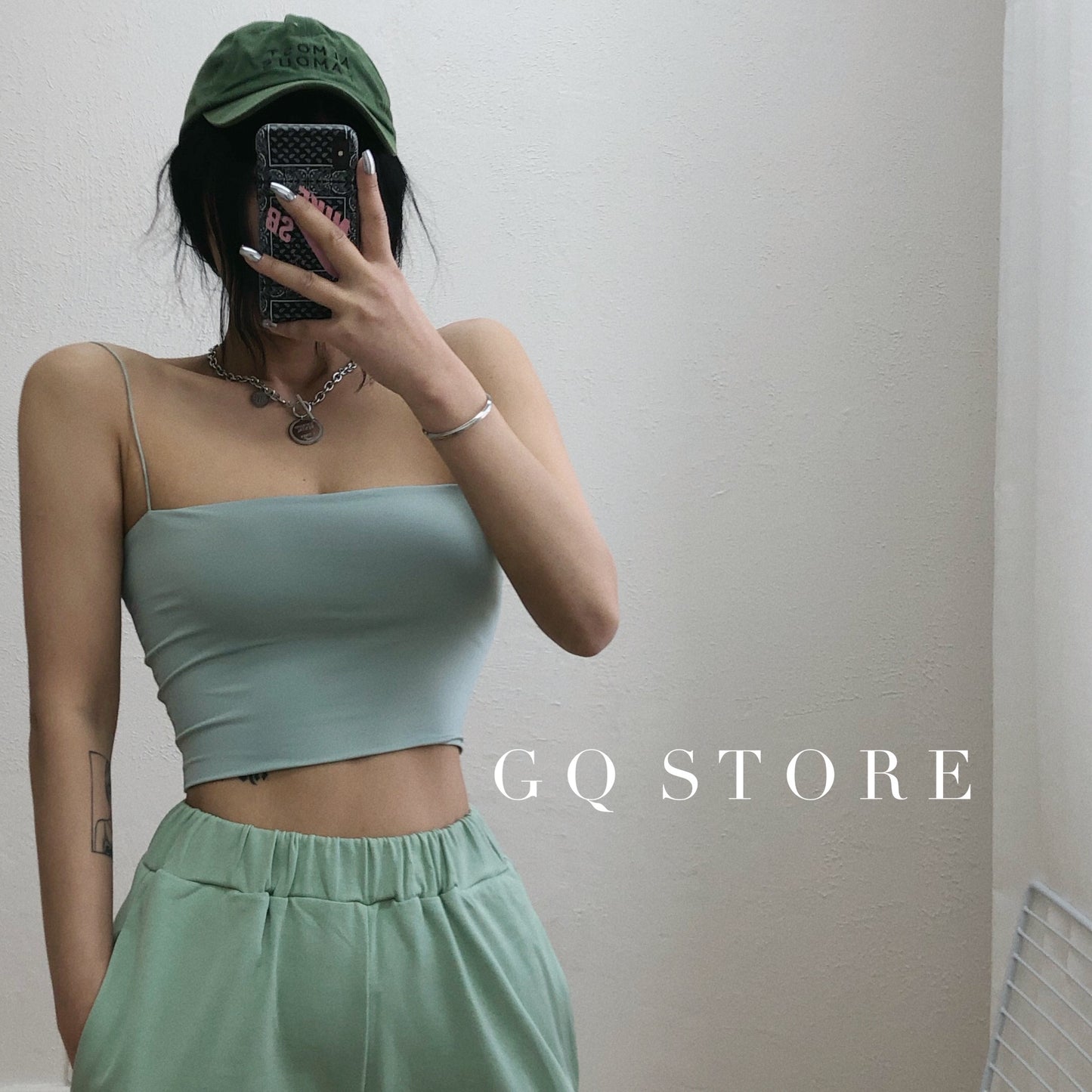 Gqstore Flat Double-Layer High Waist Sexy Sling