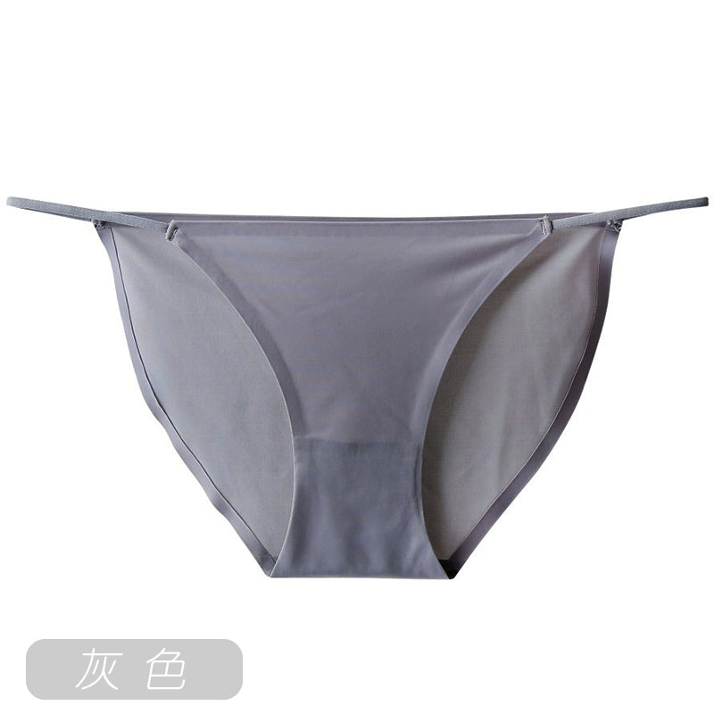 Thin Belt Milk Silk Low Waist Seamless Bikini Underwear