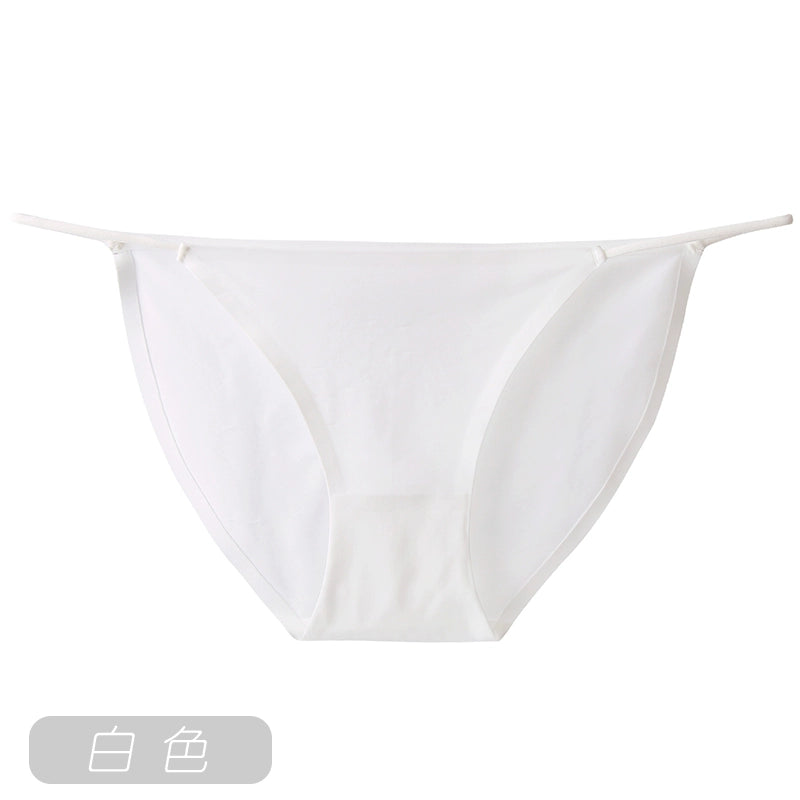 Thin Belt Milk Silk Low Waist Seamless Bikini Underwear