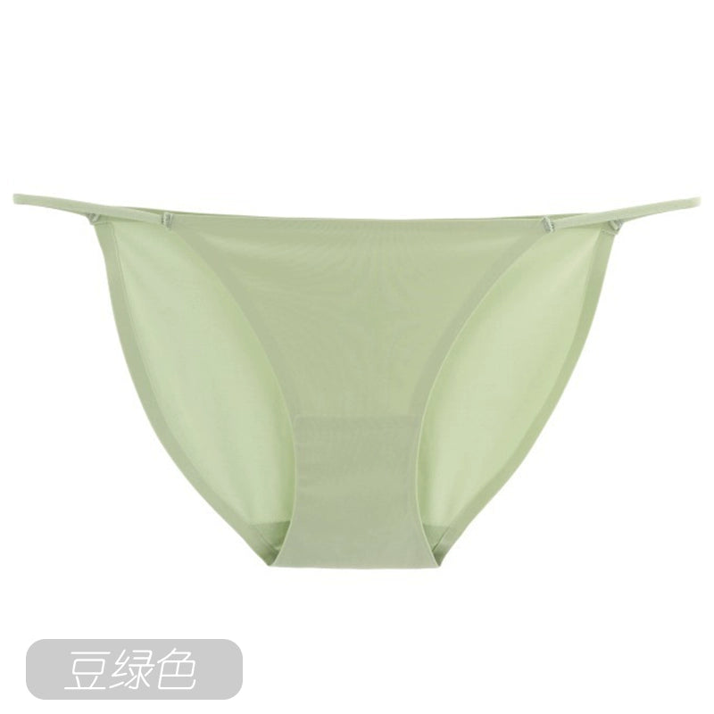 Thin Belt Milk Silk Low Waist Seamless Bikini Underwear