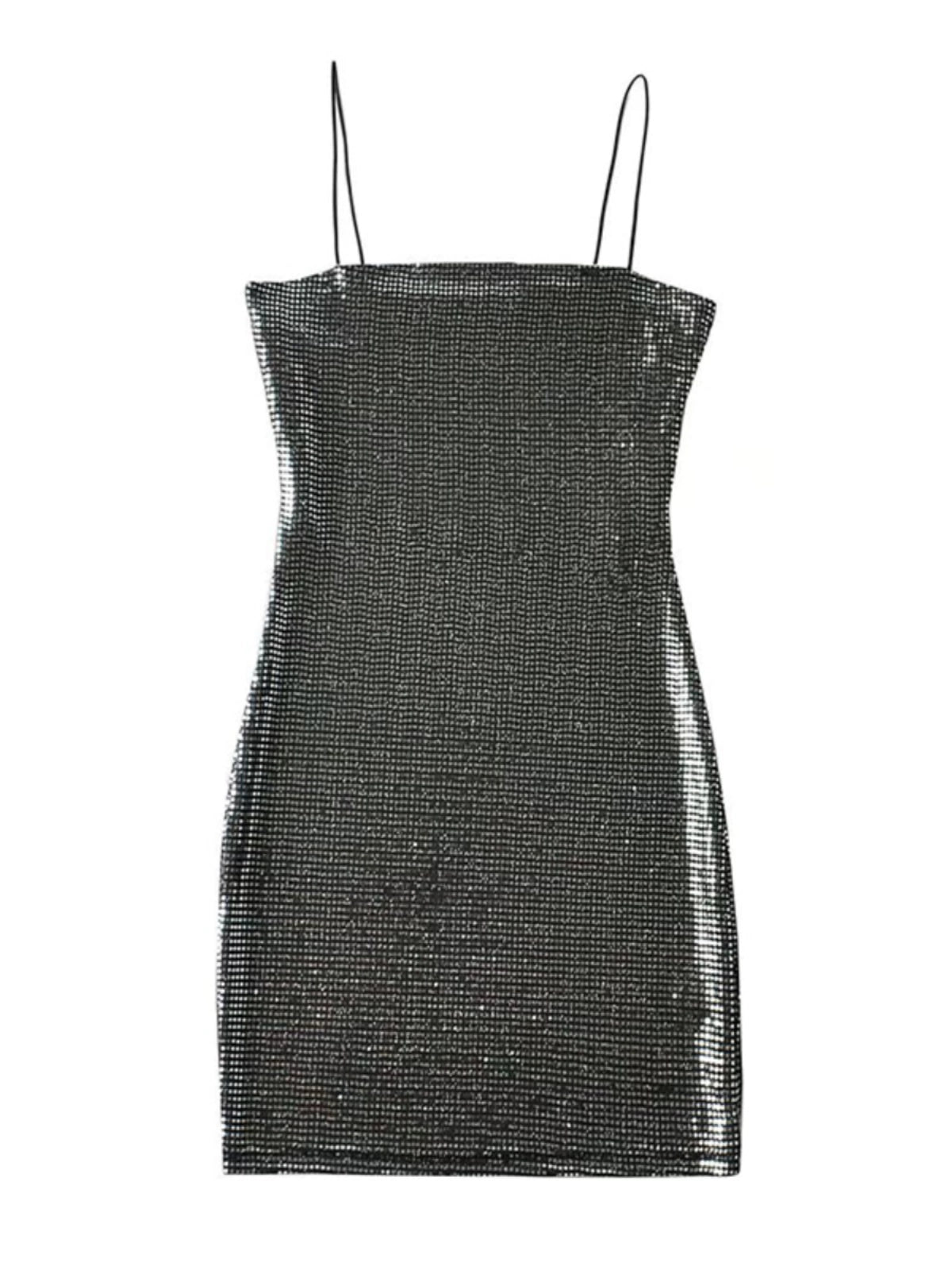 Women's Slim-Fit Stretch Sling Dress Nightclub Sequins