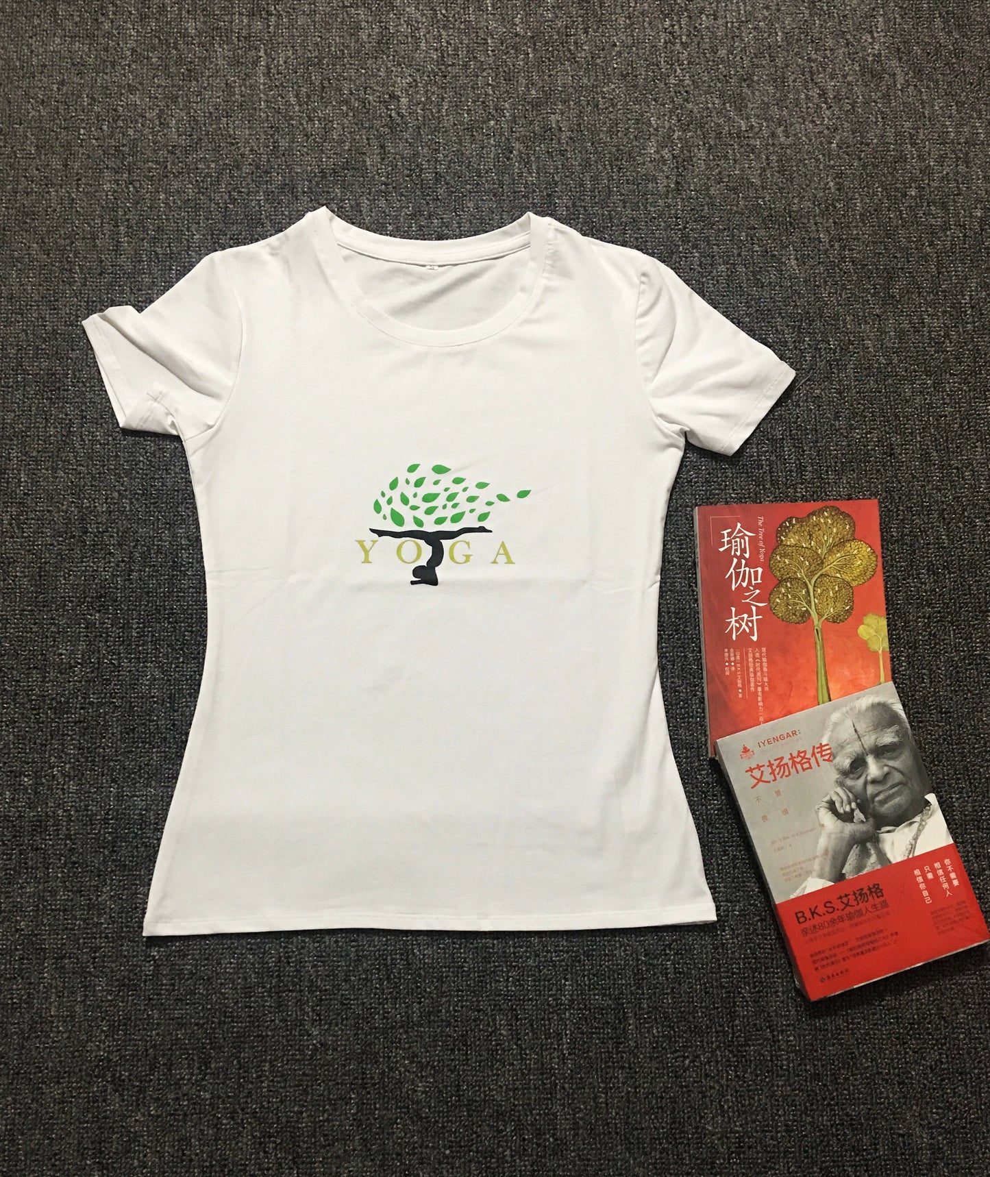 Verão Nova Chegada Iyengar Yoga Roupas Manga Curta Camiseta Top Feminino Silm Fino Algodão Elástico Alto Absorção de Transpiração Propriedade Boa