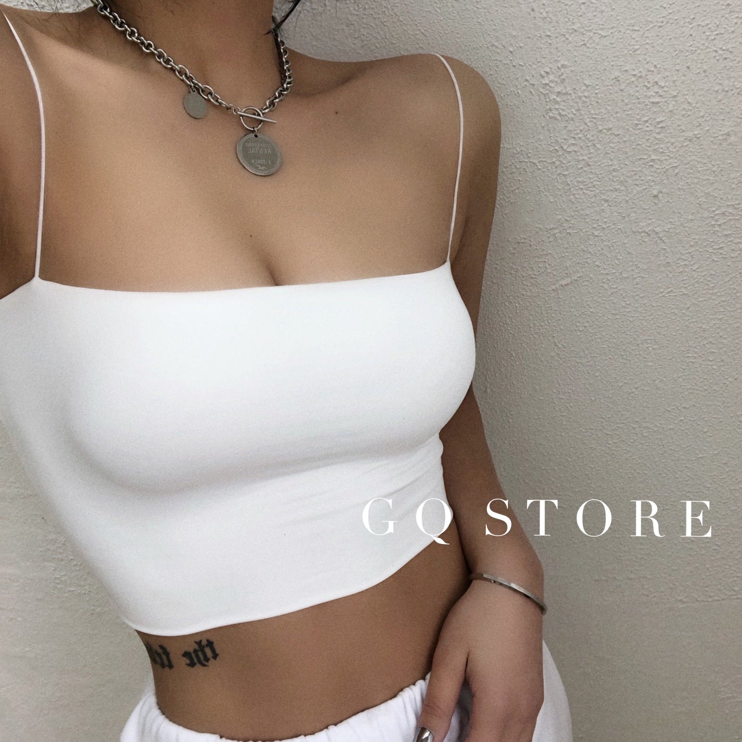 Gqstore Flat Double-Layer High Waist Sexy Sling