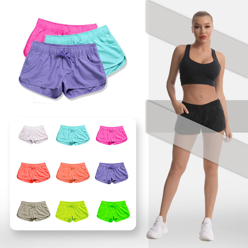 Women's Running Fitness Ultra Short Plain Easiest for Match Beach Pants