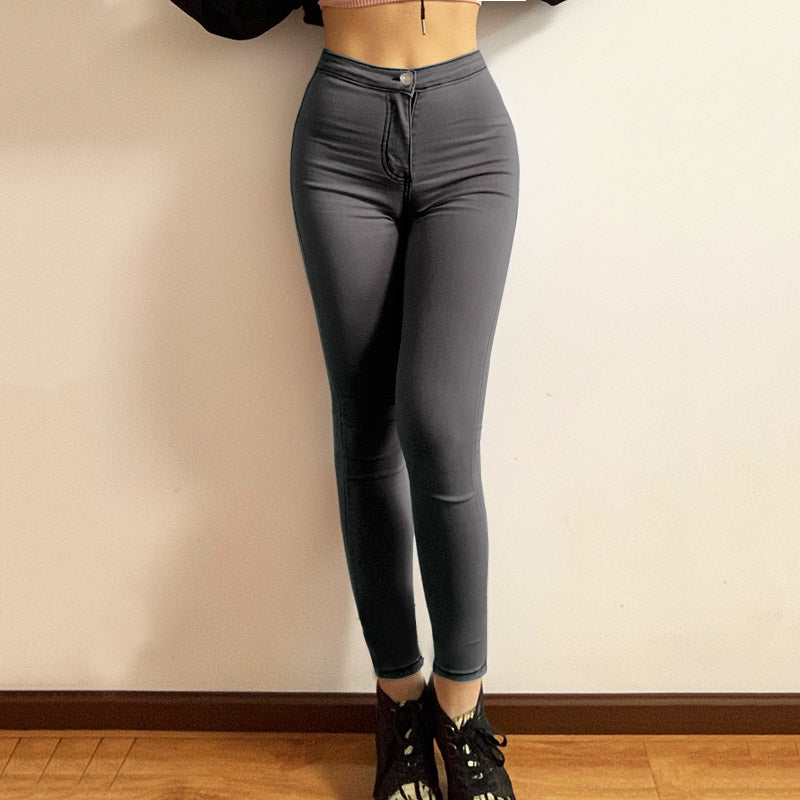 INS Internet Celebrity Fashion Peach Hip Pants Fitness Yoga Pants Women Outwear High Waist Hip Lift Spring/Summer Skinny Hip Raise Denim