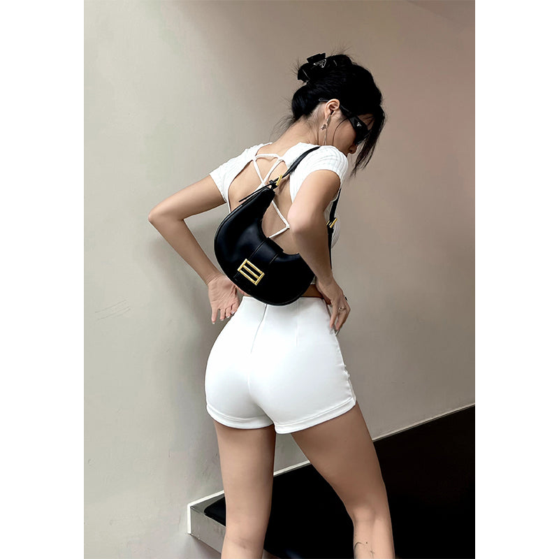 Summer High Waist Hip-Wrapped Hot Girl Casual Shorts