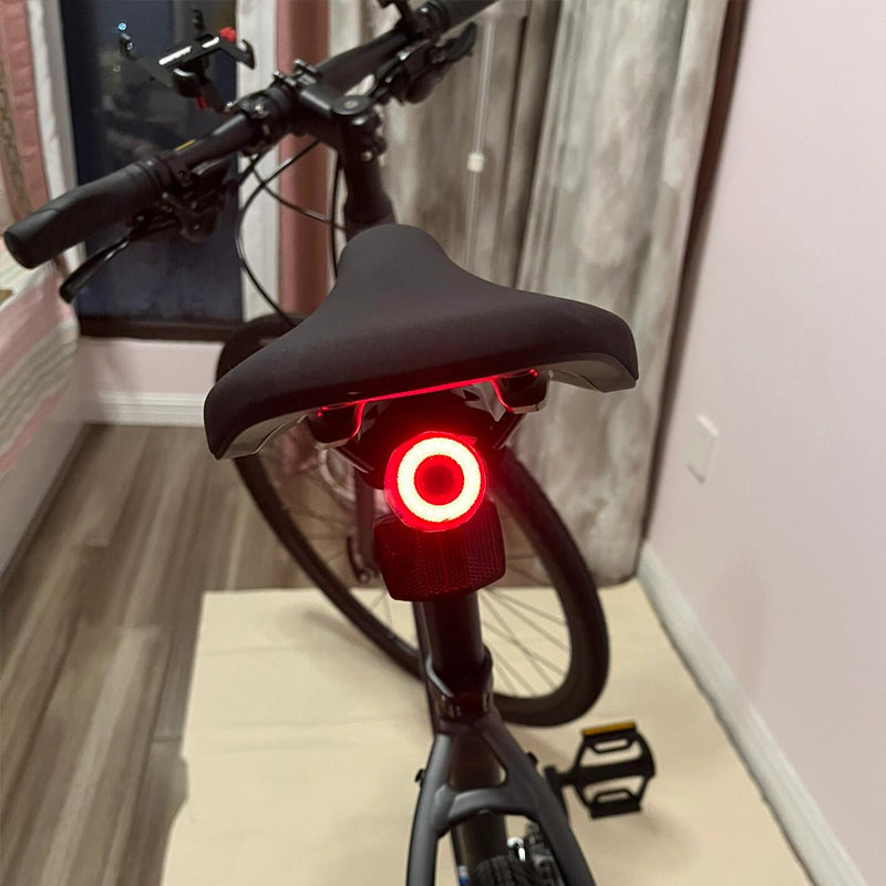 Mountain Bike Night Travel Taillight Night Riding Lights Road Bike Adapted to Giant Heart Taillight Warning Creative