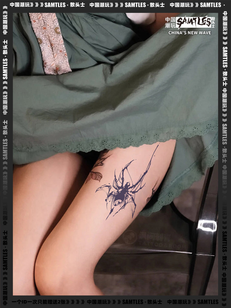 Spider Fresh High-Grade Arm Herb Tattoo Sticker