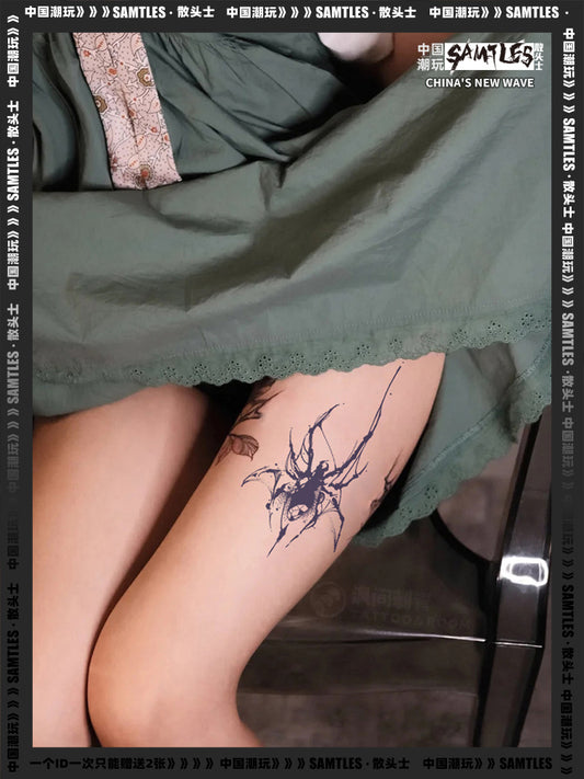 Spider Fresh High-Grade Arm Herb Tattoo Sticker