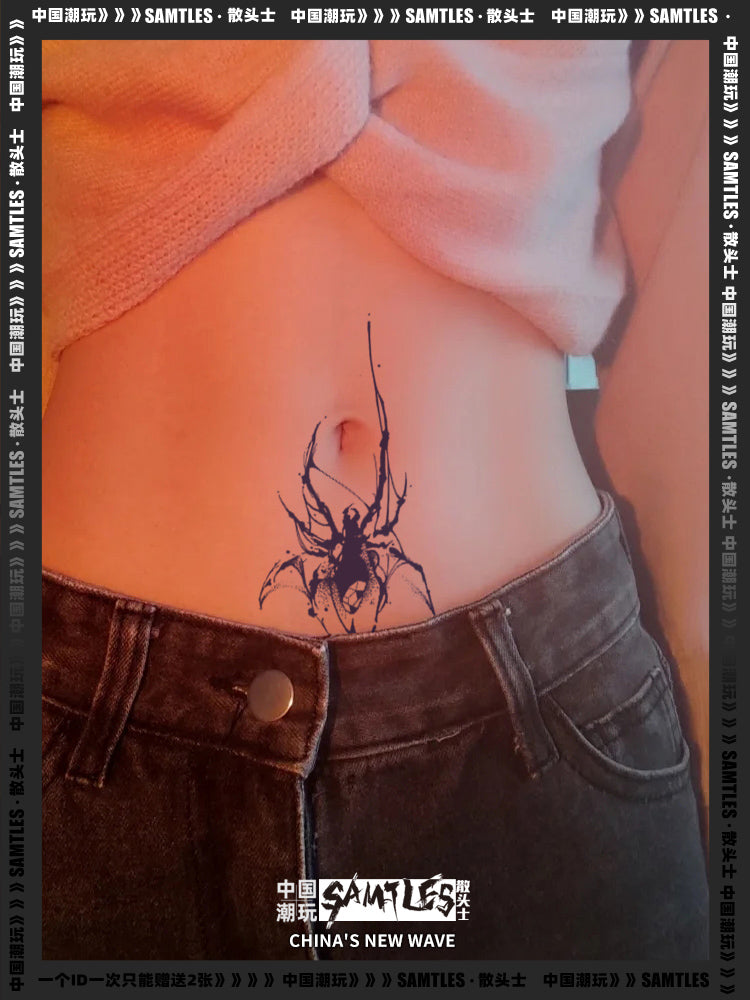 Spider Fresh High-Grade Arm Herb Tattoo Sticker