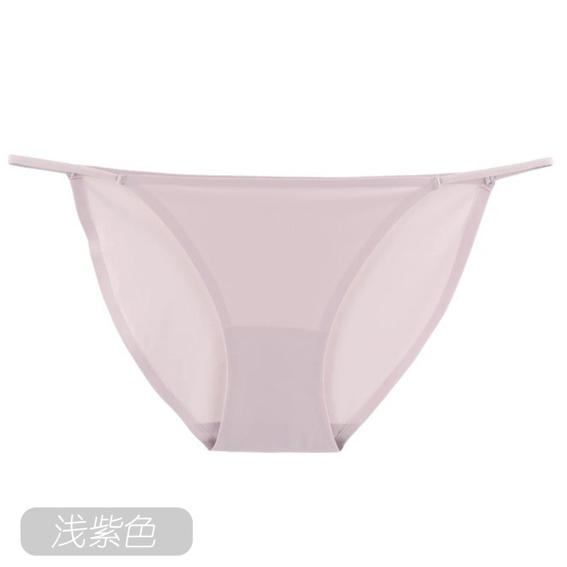 Thin Belt Milk Silk Low Waist Seamless Bikini Underwear