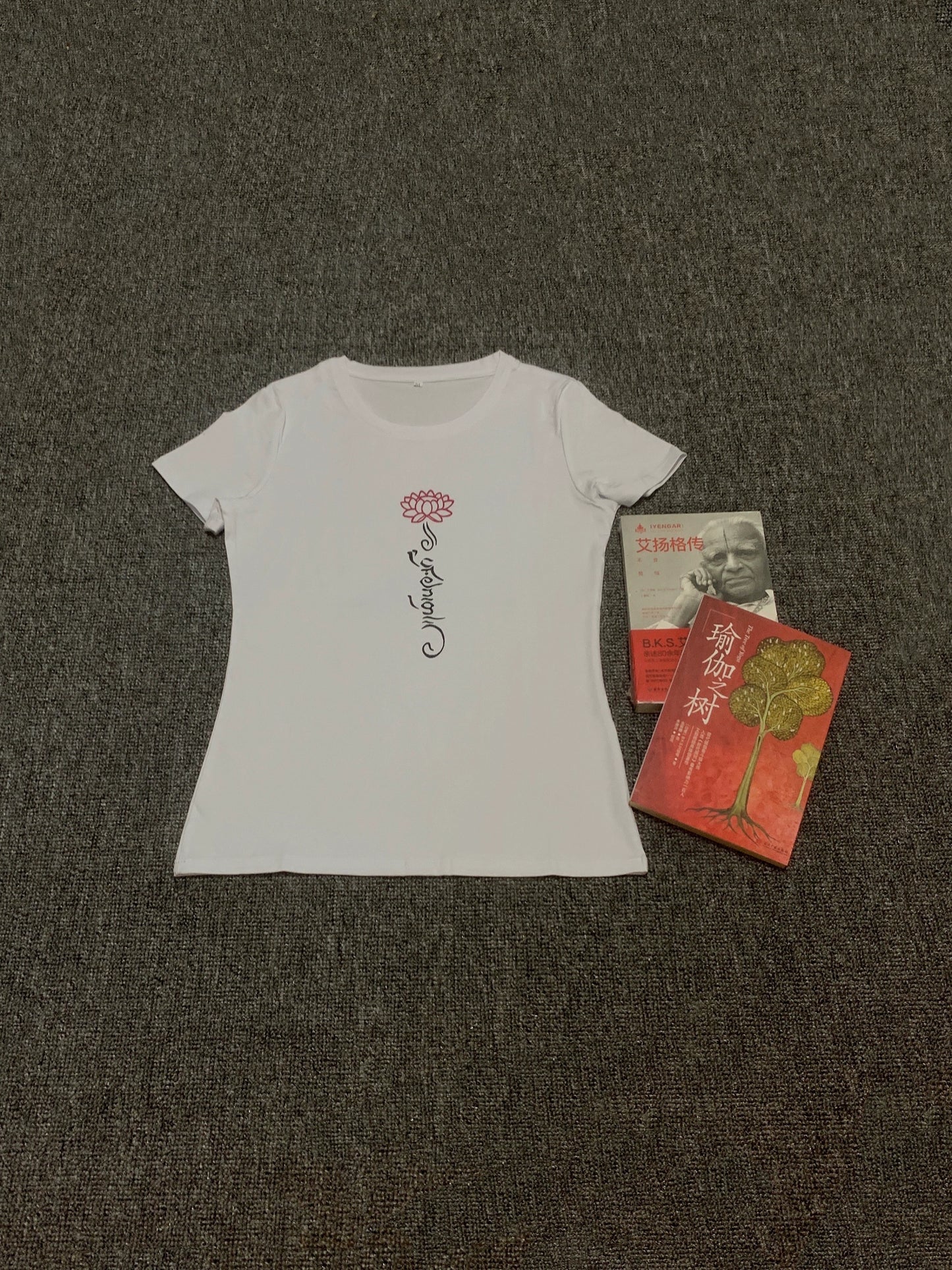 Verão Nova Chegada Iyengar Yoga Roupas Manga Curta Camiseta Top Feminino Silm Fino Algodão Elástico Alto Absorção de Transpiração Propriedade Boa