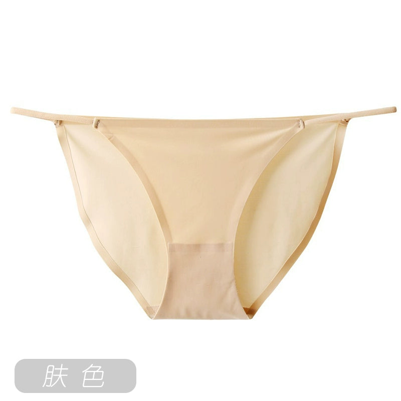 Thin Belt Milk Silk Low Waist Seamless Bikini Underwear