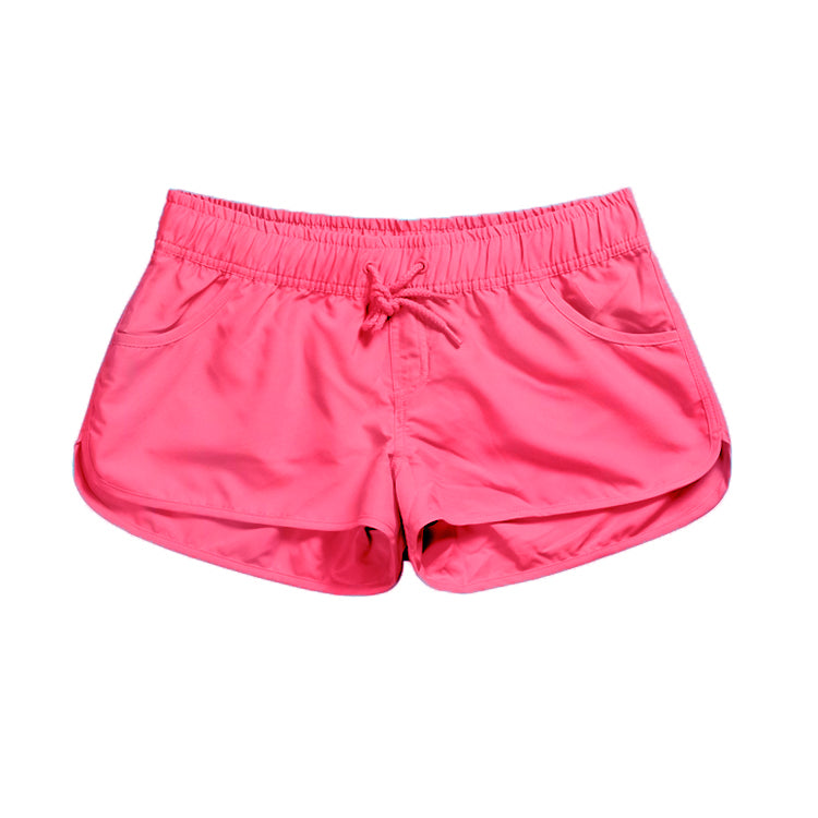 Women's Running Fitness Ultra Short Plain Easiest for Match Beach Pants