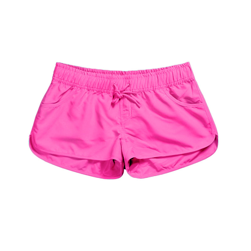 Women's Running Fitness Ultra Short Plain Easiest for Match Beach Pants