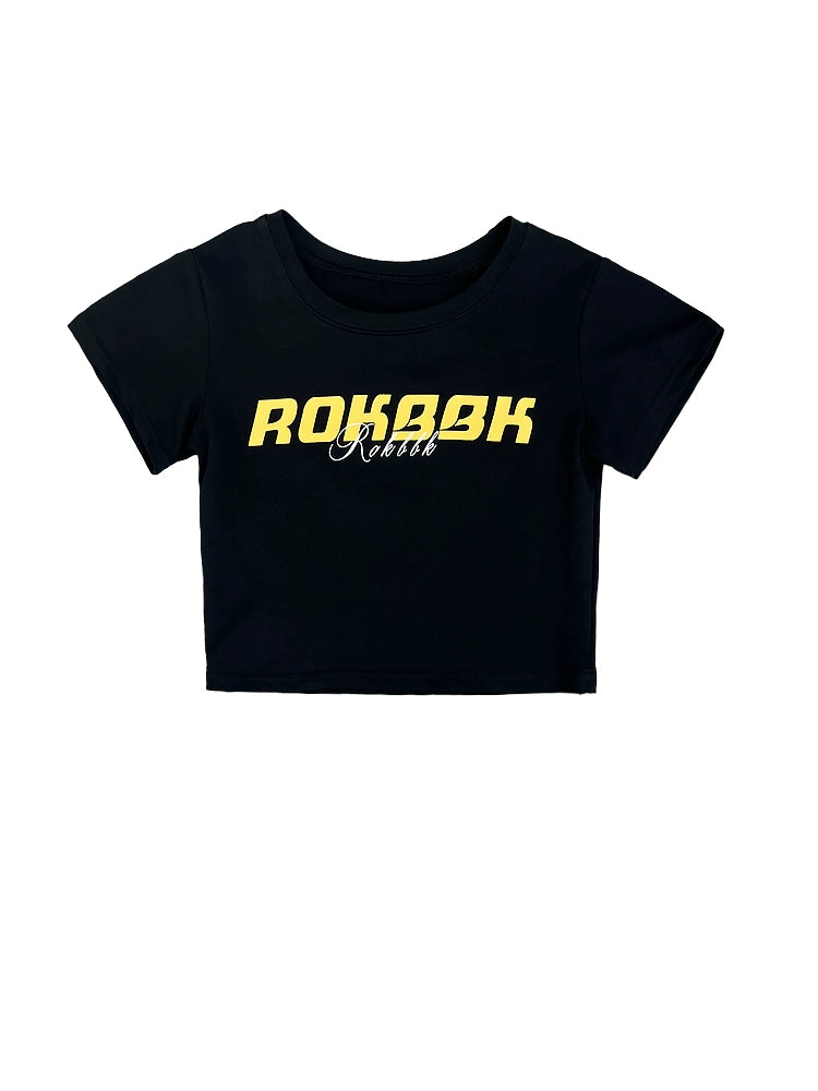 ROKBBK-K/Rokbbk-K Goose Yellow Hip Hop Sports Calças Jazz Calças Jazz para Mulheres Roupa Solta