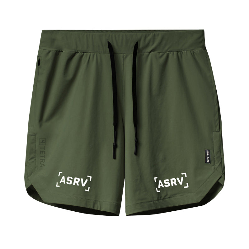 ASRV Men Elastic Running Boxing Shorts