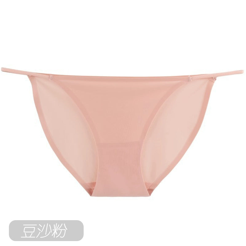 Thin Belt Milk Silk Low Waist Seamless Bikini Underwear