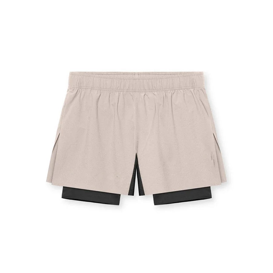 calças de moletom Treino de academia Novos shorts para o verão 2 em 1 Shorts de corrida masculinos de praia de secagem rápida