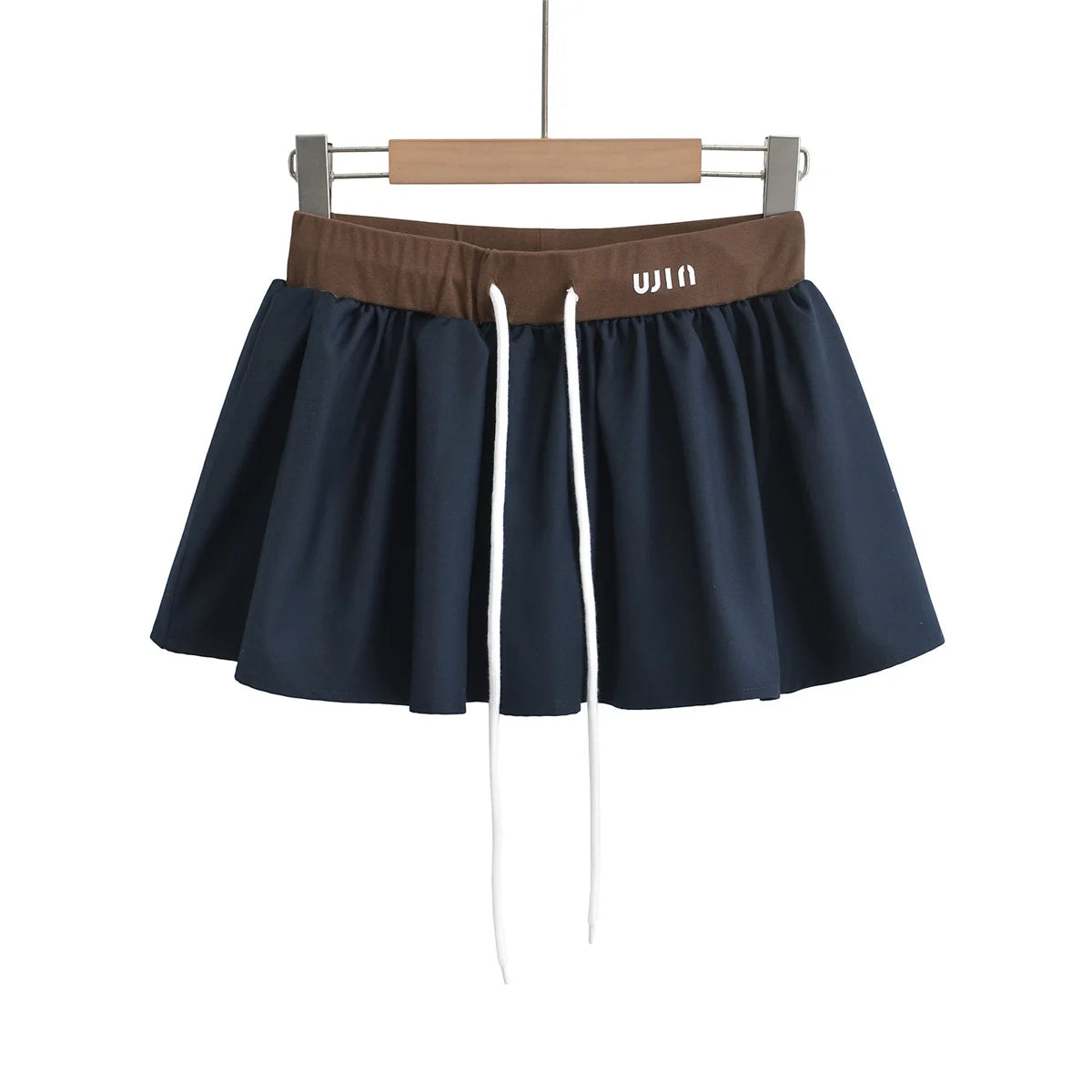 Harajuku mini skirts y2k clothes skirts 2024 Summer skirt for woman patchwork elastic waist drawstring tennis skirt with shorts