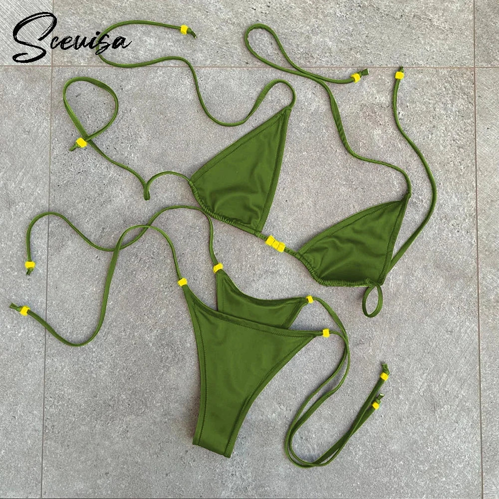 Push Up Sexy Women Swimsuits Female Swimwear 2025 Bikini Set Bathing Suit Brazilian Swimming Suits Beachwear Summer biquini