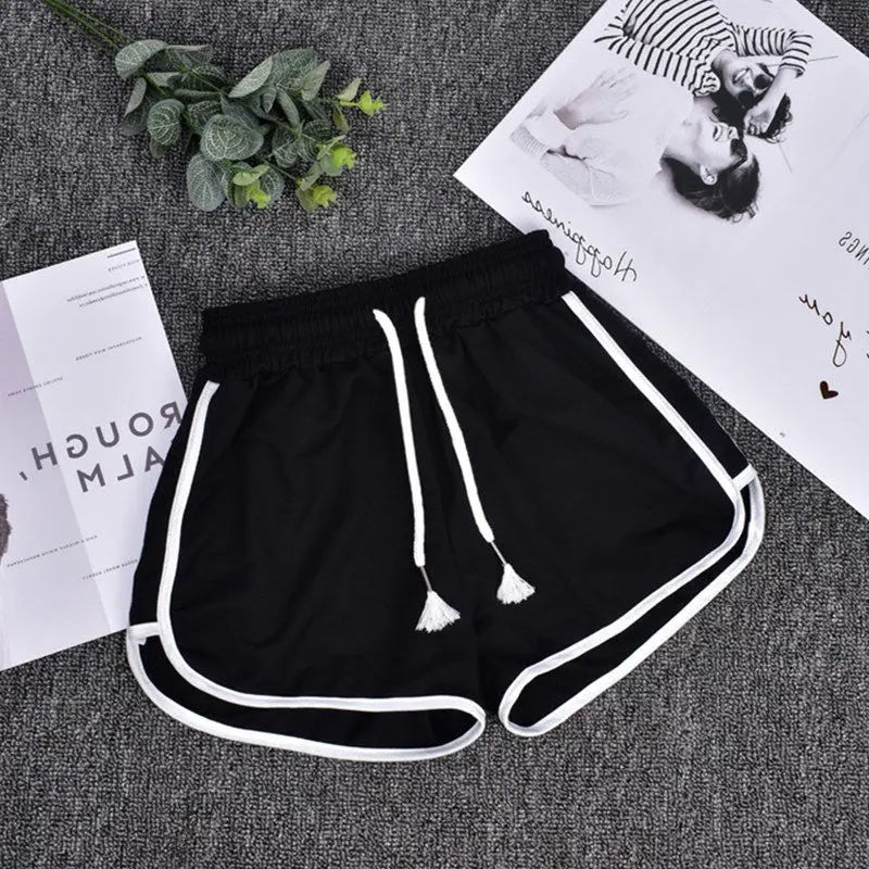 New sports style three part shorts yoga slimming loose cross-border plus size shorts for women