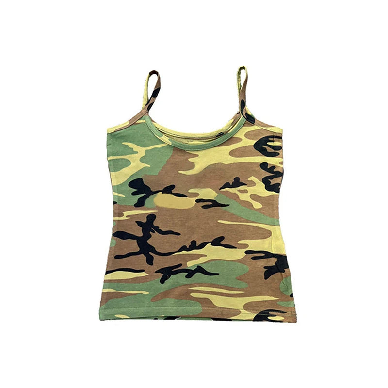 Punk rock harajuku retro camuflagem camisola tops moda sexy chique slim fit hottie crop tops 2000s estética streetwear feminino