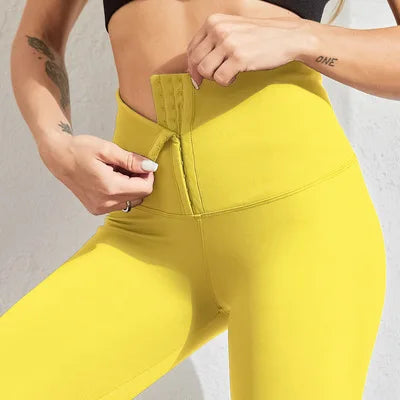 Sports Seamless Leggins Postpartum High Waist Shapewear Corset Leggings Women Push Up Running Workout Gym Fitness Yoga Pants