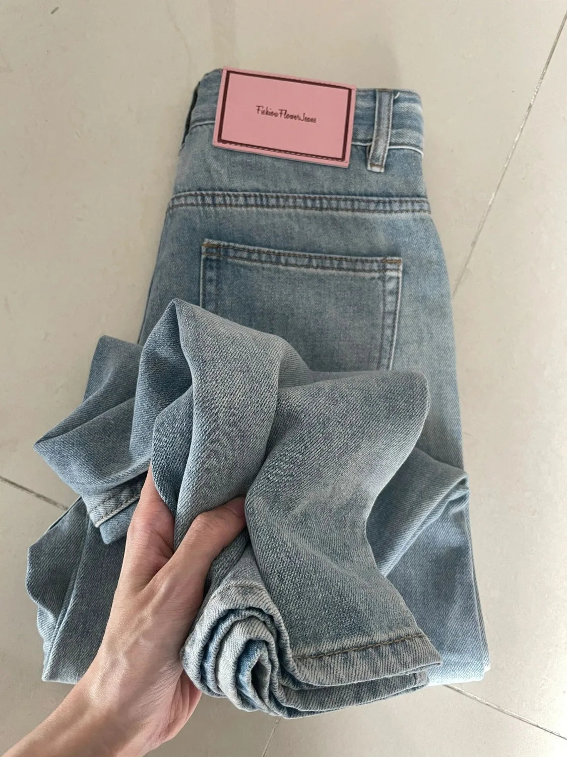 Calça Jeans Larga Feminina Baggy Vintage Y2K Punk Cintura Baixa Solta Calça Jeans Streetwear Moda Trashy Calças Longas Skater