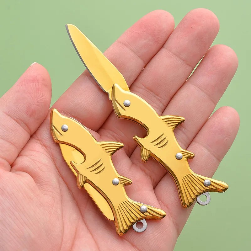 Mini small sharp knife,outdoor portable self-defense detachable express keychain pendant folding knife,EDC multifunctional knife