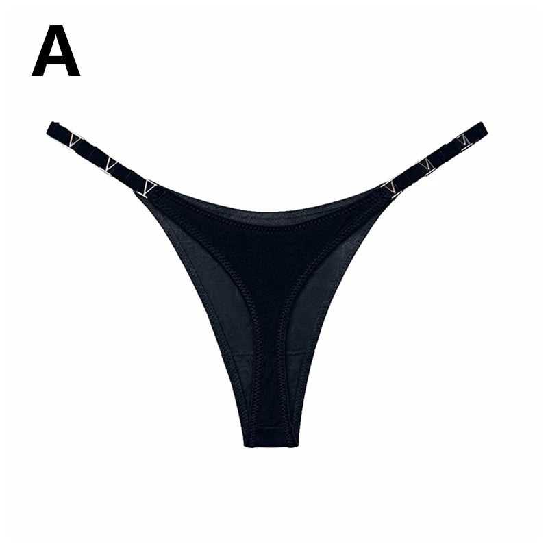 G-string Underwear For Women Panties Low-rise Cotton Thongs Sexy Lingerie Bikini G String Leopard Women's Thong Seamless Briefs