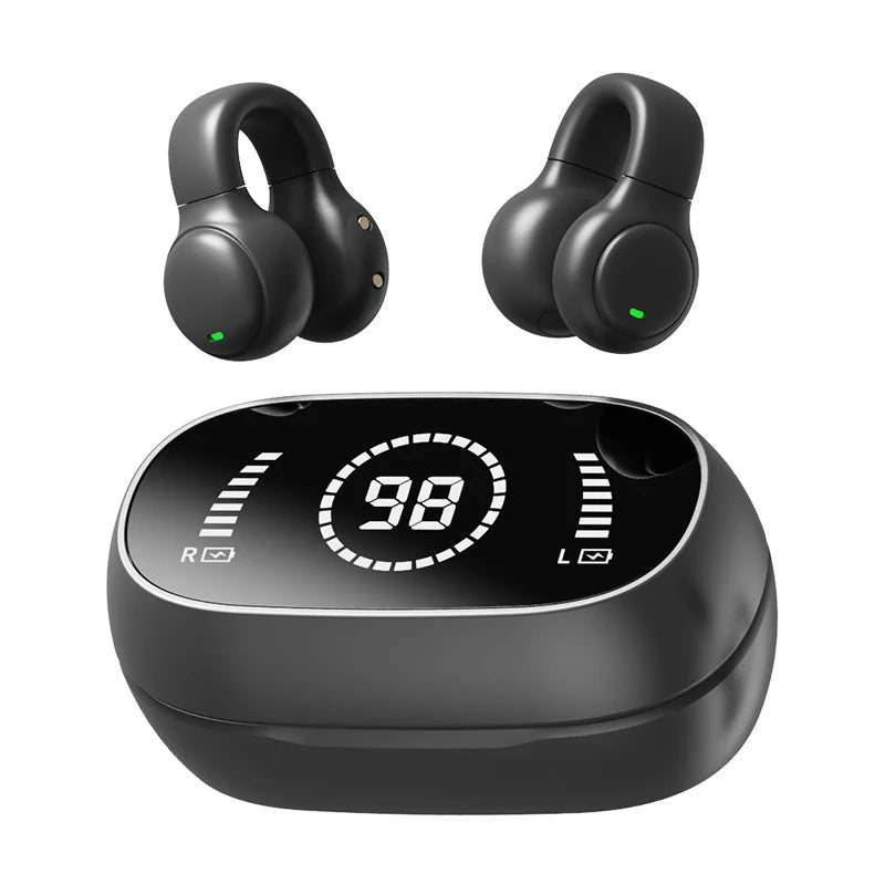 High Quality Explosive Bone Conduction Bluetooth Earphones Without In Ear M47 Wireless Sports Clip On TWS Smart Earphones