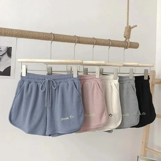 Casual Loose-Fit Hong Kong Style Women's Shorts Summer New Arrival A- Line Wide Leg Home Workout Pants Ins Trendy Fashion