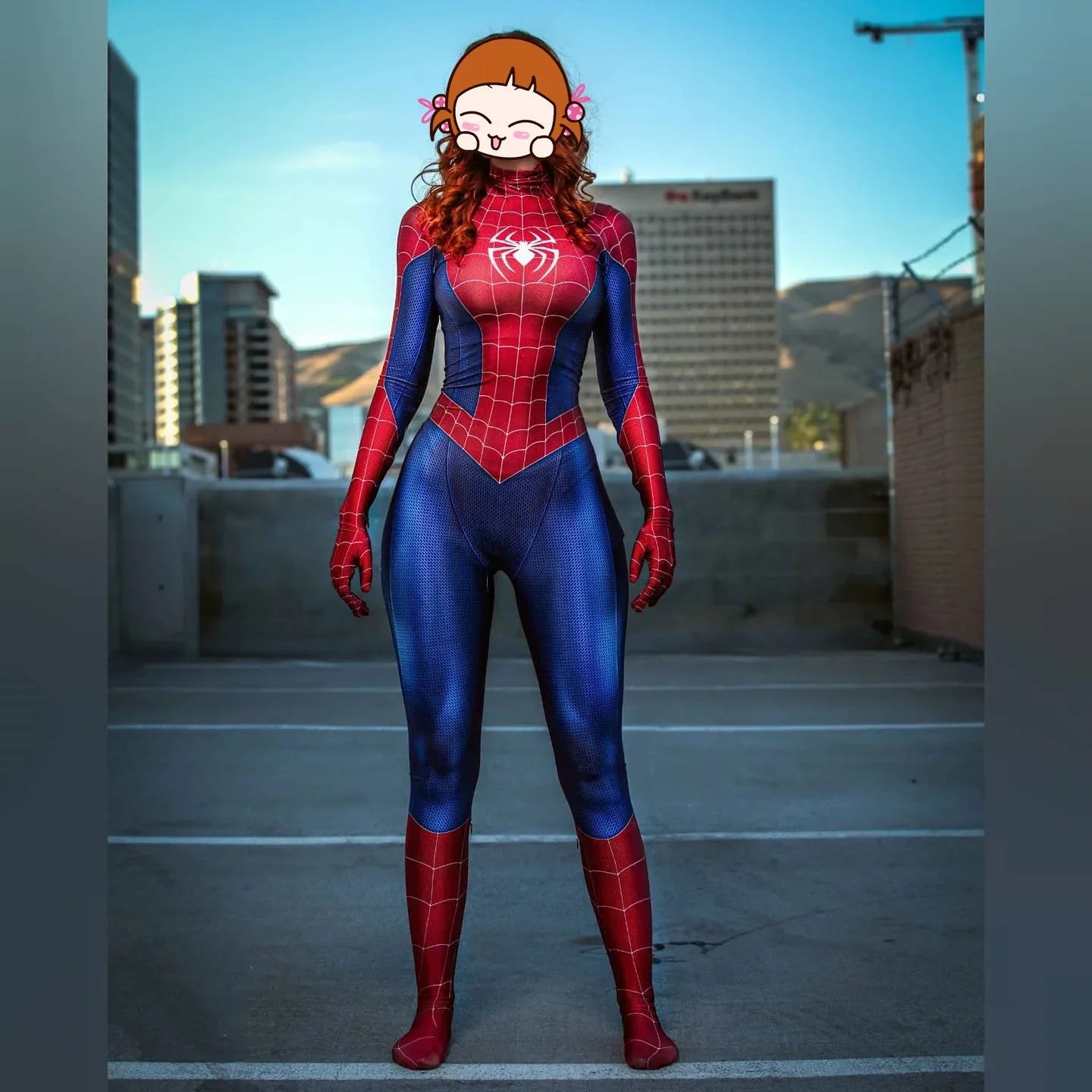 Woman Girls PS4 Game Spiderman Superhero Cosplay Costume Halloween Bodysuit Zentai Suit Adult  Jumpsuit