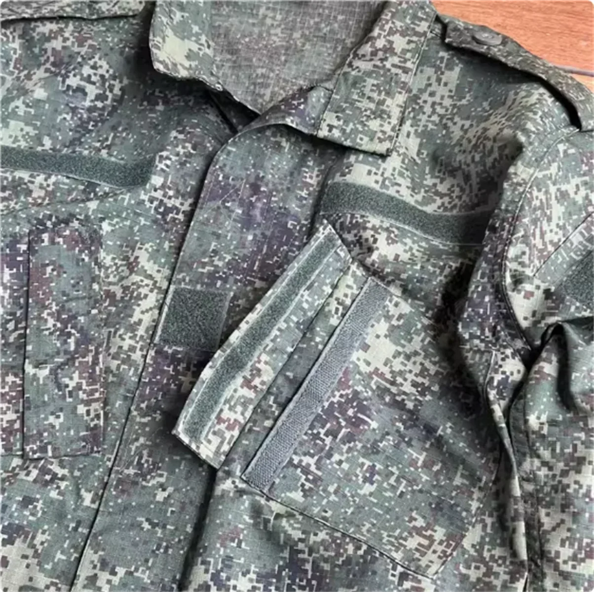 Russian camouflage tactical training uniform