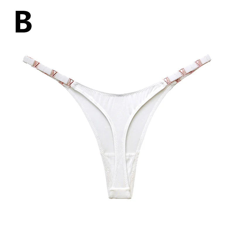 G-string Underwear For Women Panties Low-rise Cotton Thongs Sexy Lingerie Bikini G String Leopard Women's Thong Seamless Briefs