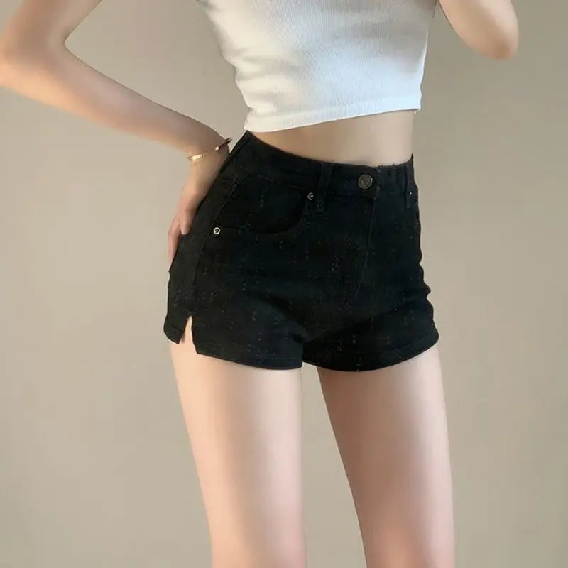 Short Pants For Women To Wear Jeans Tight Sexy Womens Shorts Denim Skinny Mini Booty Pole Dance Elasticty Offer Stylish XL