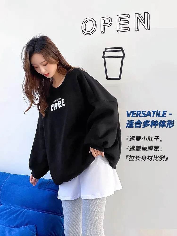 2023 New Summer Detachable Underskirt Women Fake Shirt Split Skirt Tail Blouse Hem Cotton Extender Fake Hem Mini Skirt Fake Hem