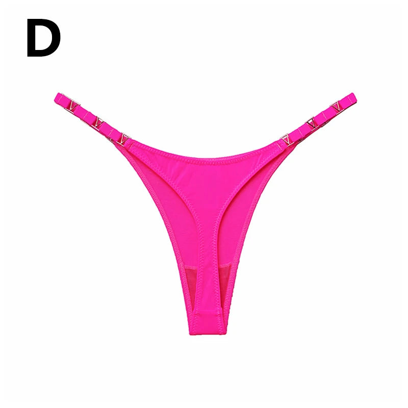 G-string Underwear For Women Panties Low-rise Cotton Thongs Sexy Lingerie Bikini G String Leopard Women's Thong Seamless Briefs