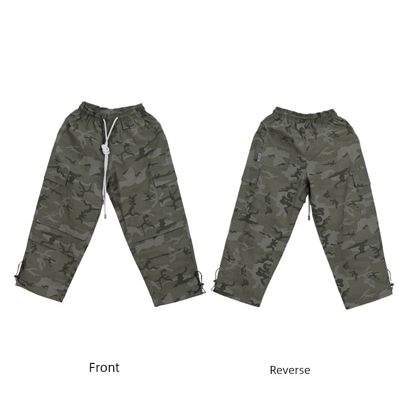 Cbxlab Street Dance Cold Gray Camouflage Hip Hop Pants