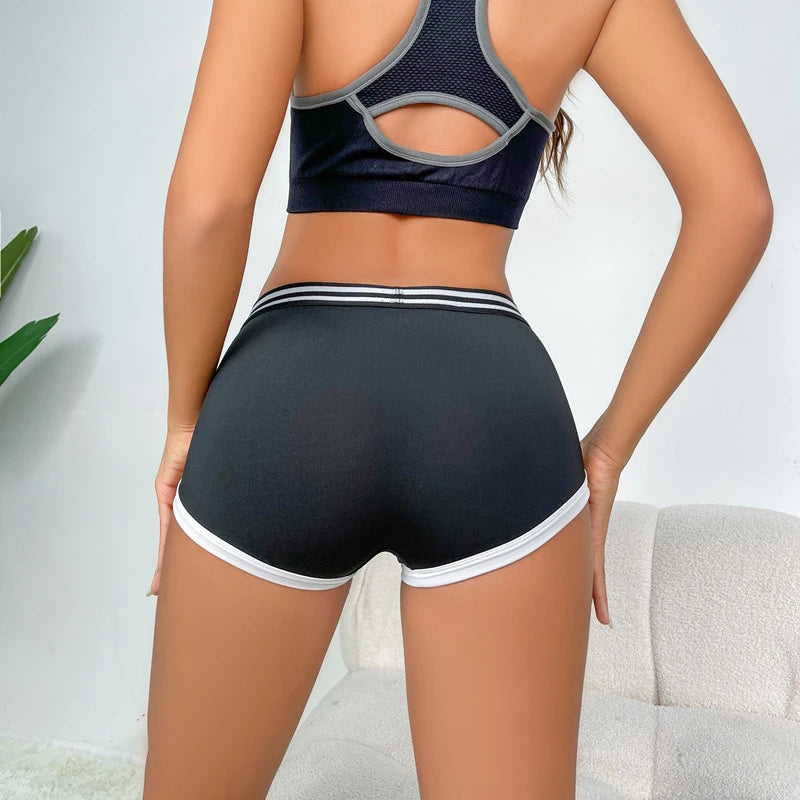 Fashion Fitness Running Athletic Tights Shorts Women High Waist Short Workout Legging Soft Yoga Fitness Clothing Sports Gym Wear