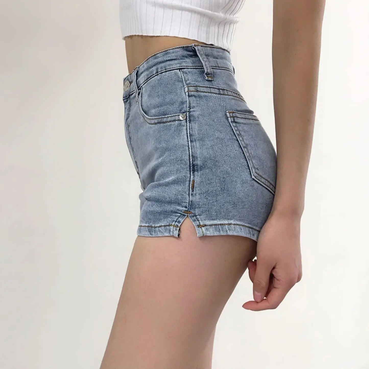 Short Pants For Women To Wear Jeans Tight Sexy Womens Shorts Denim Skinny Mini Booty Pole Dance Elasticty Offer Stylish XL