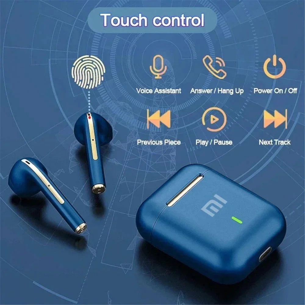 XIAOMI J18 Bluetooth5.3 Earphone TWS In Ear HiFI Stereo Sports Earphone Ture Wireless Headphone Game Waterproof Headset With Mic