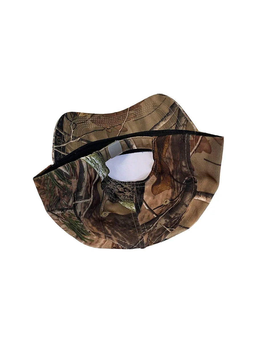 Camouflage Baseball Cap Three-Dimensional Embroidered Printed Peaked Cap Female Street Fashion